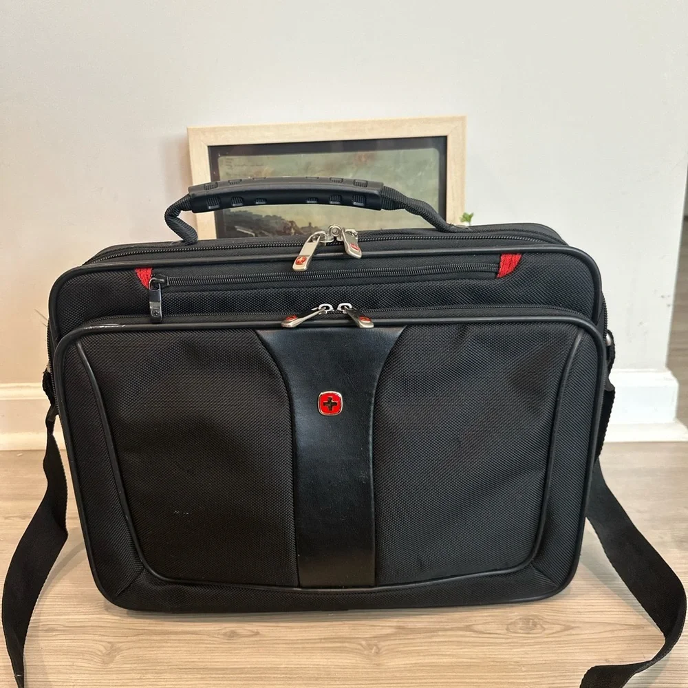 SwissGear Black and Red Laptop Bag